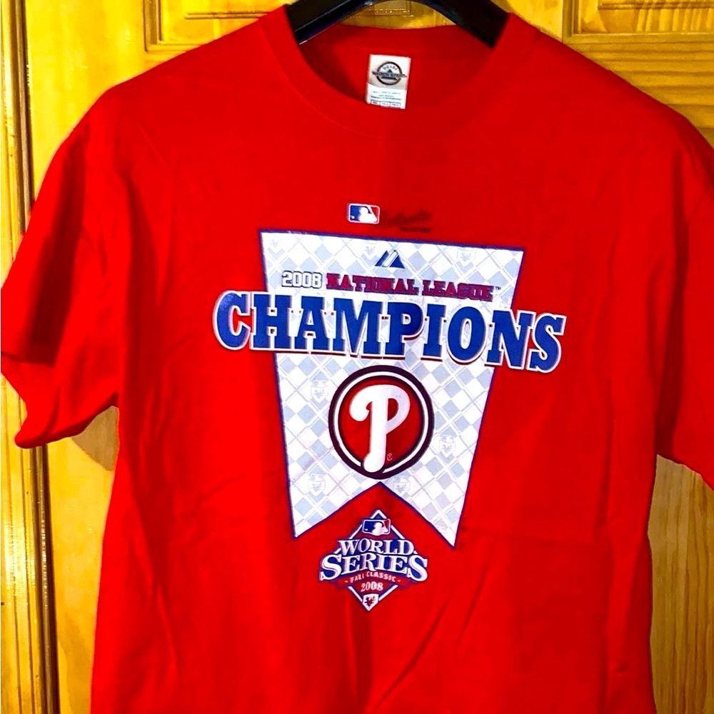 Authentic Phillies 2008 NLCS Champion T-Shirt.
